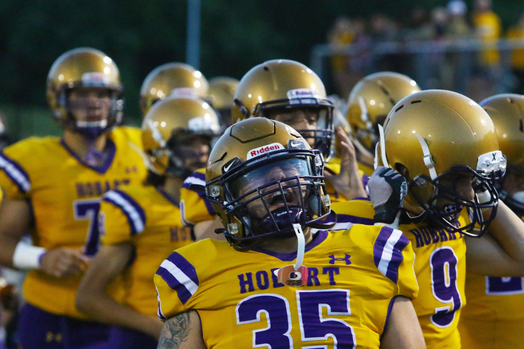 Lowell at Hobart football
